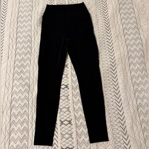 BuffBunny Black Leggings with Full Length and Form-Fitting Design